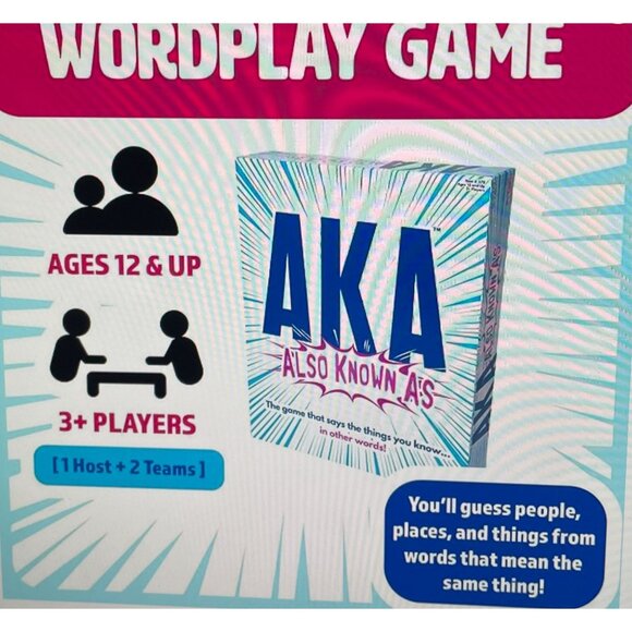 AKA Also Known As Party Game For Ages 12+ By Endless Games - Picture 3 of 7